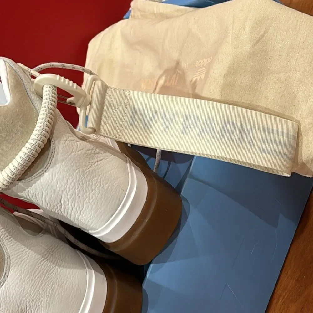 NWT Adidas x IVY Park High Top Platform Sneaker Icy Park Beyonce White 9.5‎